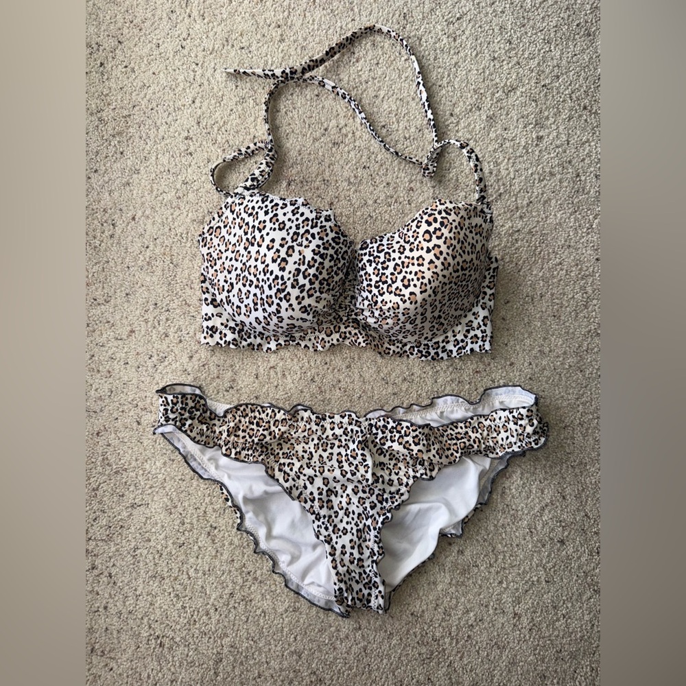 Victoria’s Secret Leopard Print Bikini Set